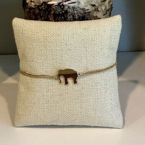 New Stella & Dot elephant string clasp bracelet